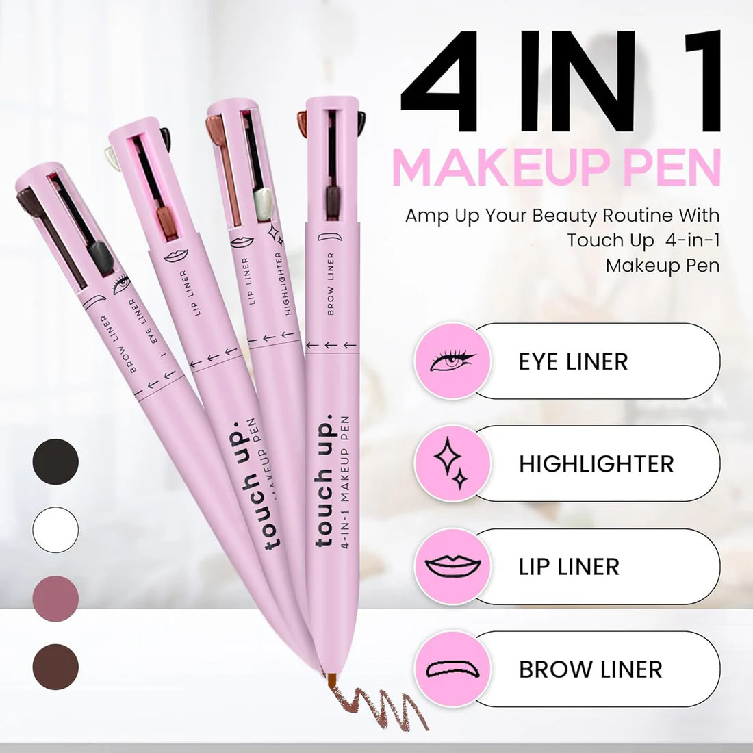 Bougani 4-in-1 Makeup Pen
