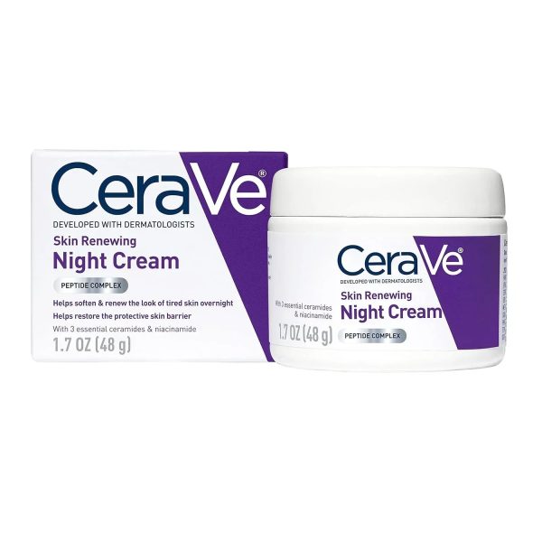 Cerave 4-in-1 Skincare Kit โ Night Cream, Sunblock, Cleanser & Serum for Radiant Skin | Free Delivery