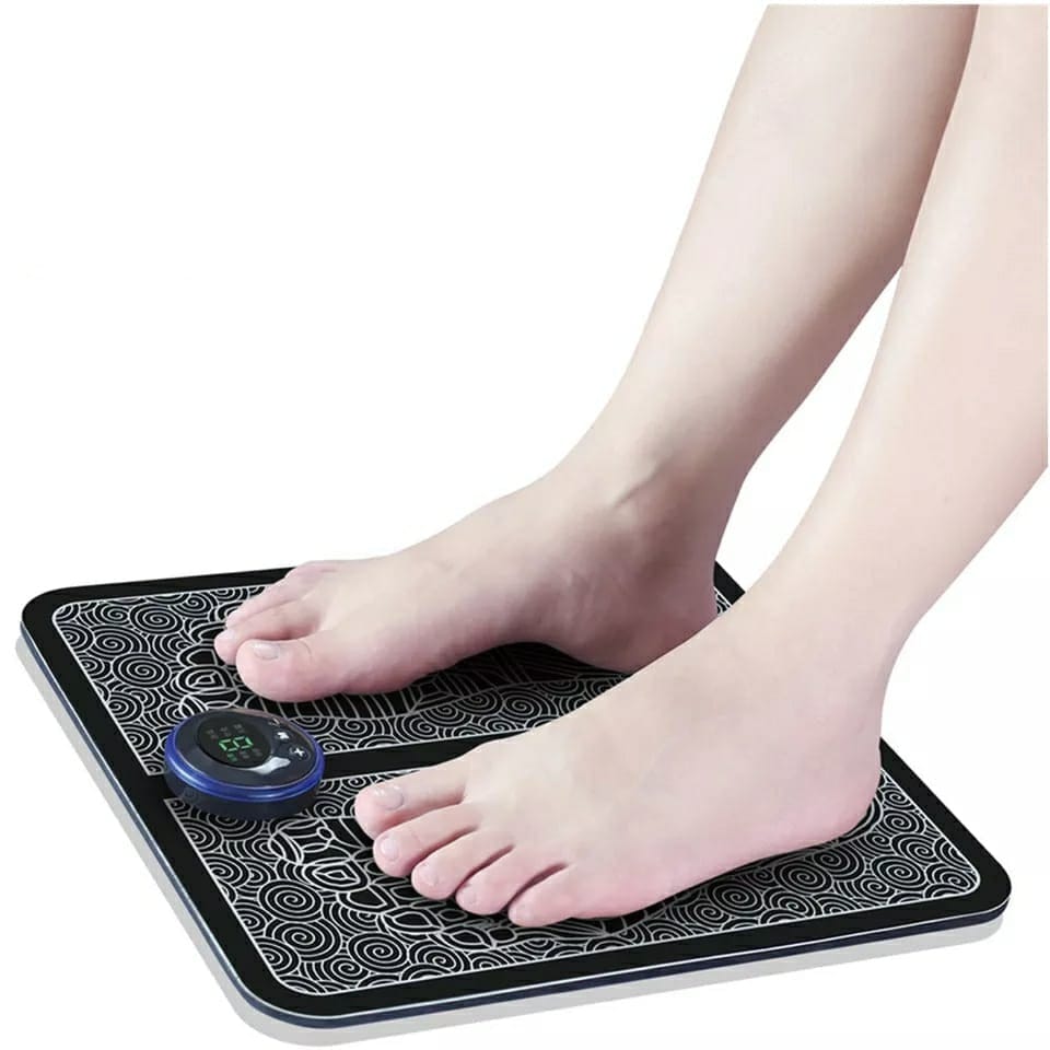 EMS Foot Massager Pad Improve Blood Circulation Relieve Ache Pain USB Rechargeable