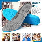 Full Length Massage Cushion Insoles | Shoe Pad Cushioning