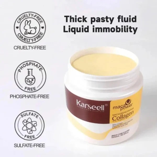 Karseell hair mask | Collagen Hair Treatment Deep Repair Conditioning Argan Oil Collagen Mask - 500ml