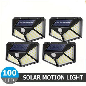 Solar Charging Induction Wall Lamp 100 Led Solar Motion Light